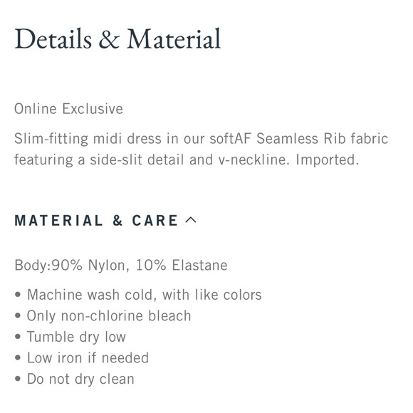 A&F Seamless Knit Midi - Picture 5 of 7